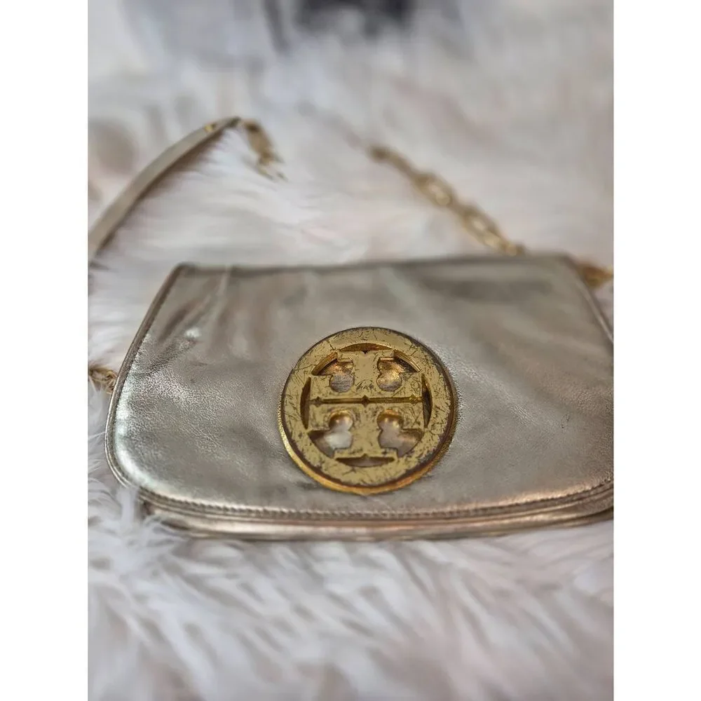 Tory Burch champagne purse